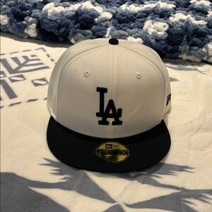 New Era Kids LA Cap - Black and White
